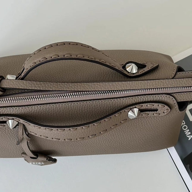 BY THE WAY SELLERIA LARGE 29 BAG IN CEDAR BROWN CALFSKIN
