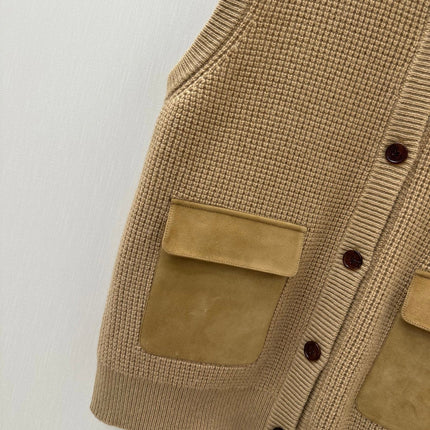 LORO PIANA 26S HIGH-NECK BUTTONED KNIT VEST 912