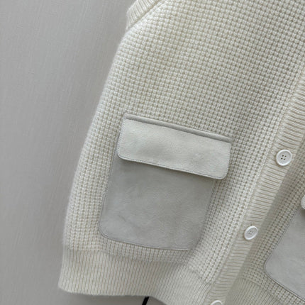 LORO PIANA 26S HIGH-NECK BUTTONED KNIT VEST 911