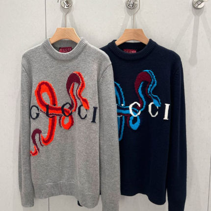 Gucci 25 Round Neck Knitted Sweater Wool 209540