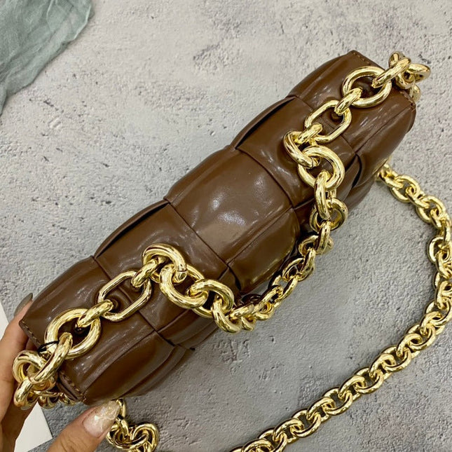 Chain Cass Bag Dark Brown