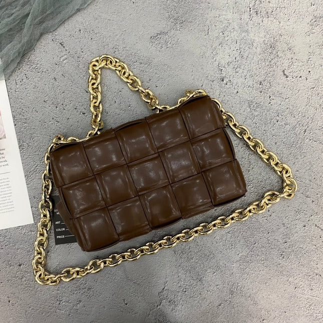 Chain Cass Bag Dark Brown