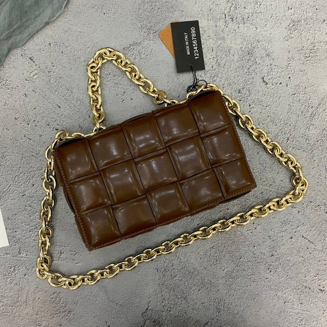 Chain Cass Bag Dark Brown
