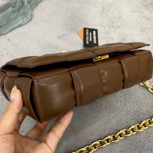 Chain Cass Bag Dark Brown