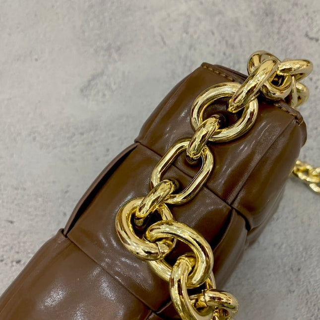 Chain Cass Bag Dark Brown