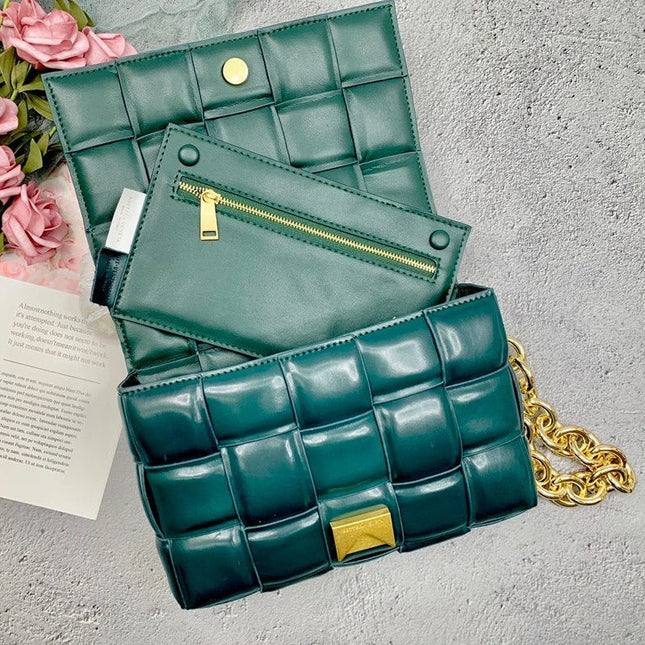 Chain Cass Bag Dark Green